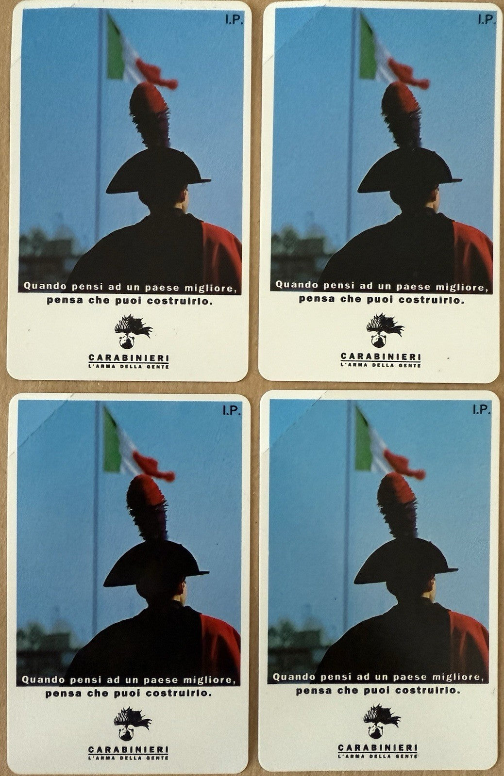 SCHEDE TELEFONICHE SIP “ CARABINIERE “ SERIE COMPLETA PERFETTA