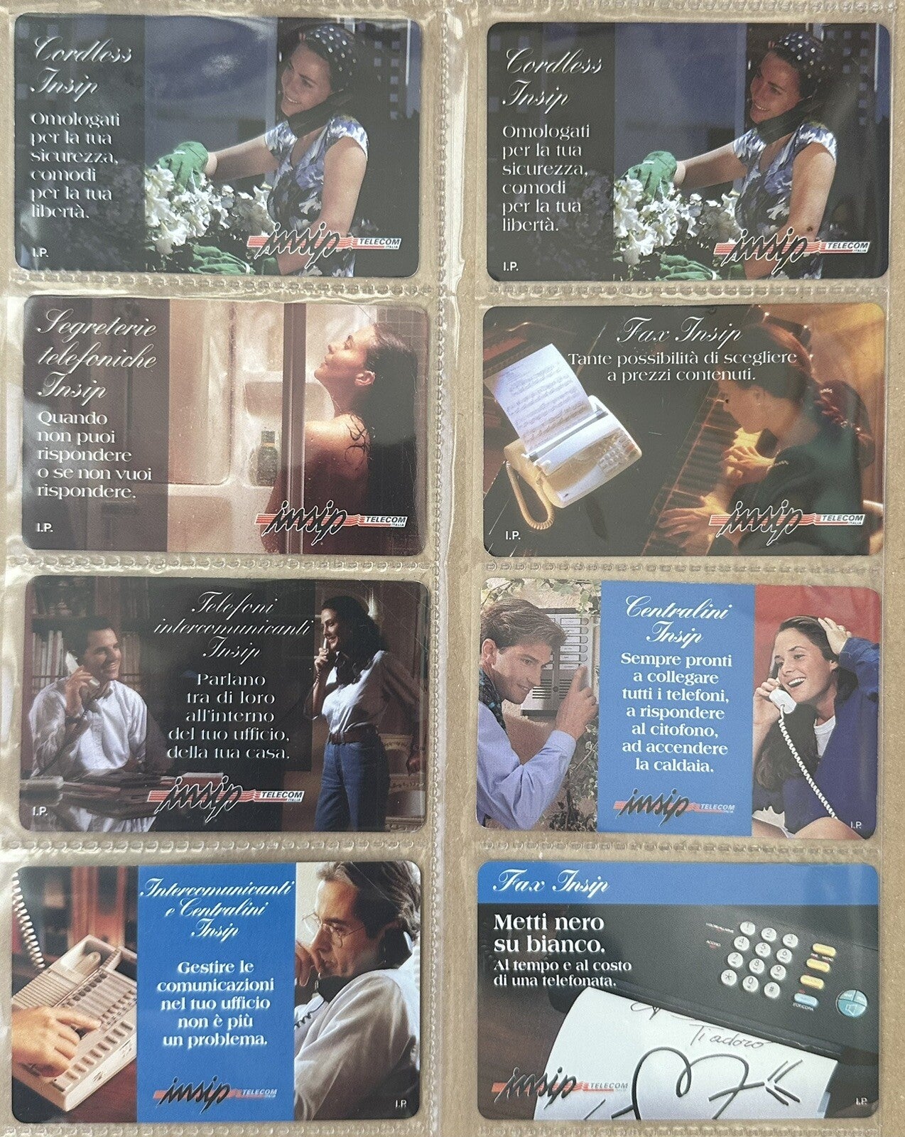 SCHEDE TELEFONICHE PF SERIE “ INSIP “ NUOVA MAGNETIZZATA
